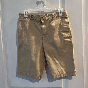 Boy’s Khaki Cotton Shorts. Size 18